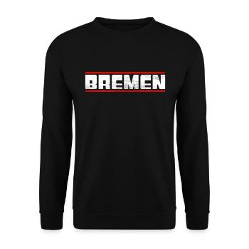 Bremen - Unisex Sweatshirt - black - Front - Alina (178cm) & Michal (187cm)