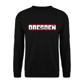 Dresden - Unisex Sweatshirt - black - Front - Alina (178cm) & Michal (187cm)