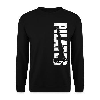 Pilates Instructor Teacher Pilates - Unisex Pullover - Schwarz - Vorne - Alina (178cm) & Michal (187cm)