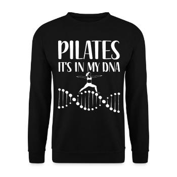 Pilates Instructor Teacher Pilates - Unisex Pullover - Schwarz - Vorne - Alina (178cm) & Michal (187cm)