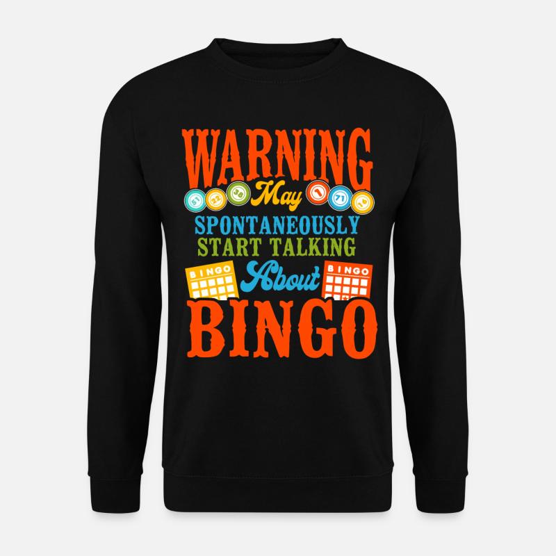 Bingo Player Warning May - Unisex Sweatshirt - black