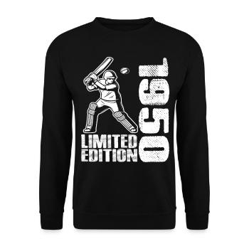 Limited Edition 1950 Limited Edition Cricket - Unisex Pullover - Schwarz - Vorne - Alina (178cm) & Michal (187cm)