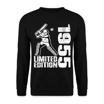 Édition limitée 1955 Édition limitée Cricket - Sweat-shirt Unisexe - noir - Devant - Alina (178cm) & Michal (187cm)
