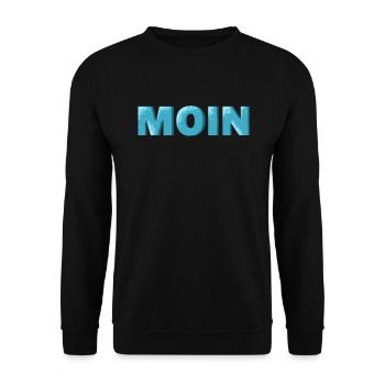 Hambourg Tshirt cadeau Moin Hamburch Football - Sweat-shirt Unisexe - noir - Devant - Alina (178cm) & Michal (187cm)