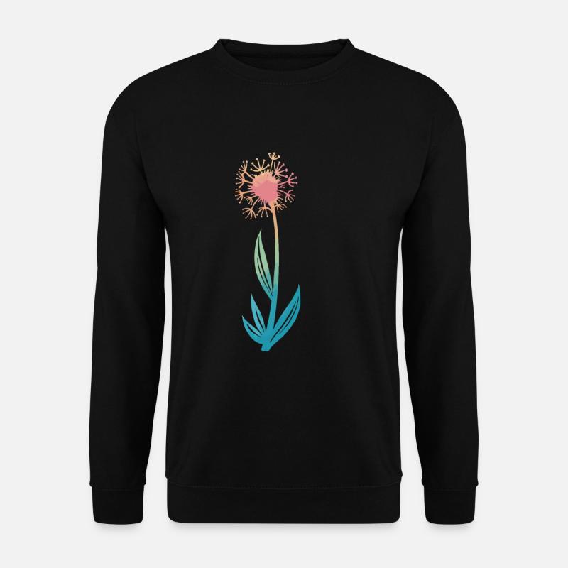 Blomma, Natur, Botanik - Unisextröja - svart