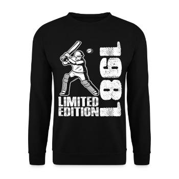 Édition limitée 1981 Édition limitée Cricket - Sweat-shirt Unisexe - noir - Devant - Alina (178cm) & Michal (187cm)