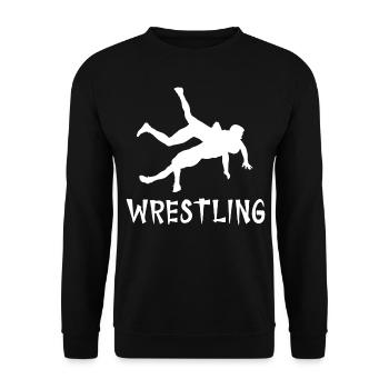 Lutte - Sweat-shirt Unisexe - noir - Devant - Alina (178cm) & Michal (187cm)