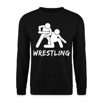 Lutte - Sweat-shirt Unisexe - noir - Devant - Alina (178cm) & Michal (187cm)