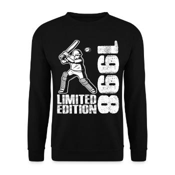 Édition limitée 1998 Édition limitée Cricket - Sweat-shirt Unisexe - noir - Devant - Alina (178cm) & Michal (187cm)