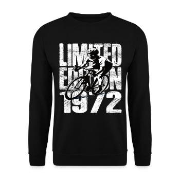 Édition limitée 1972 édition limitée anniversaire - Sweat-shirt Unisexe - noir - Devant - Alina (178cm) & Michal (187cm)