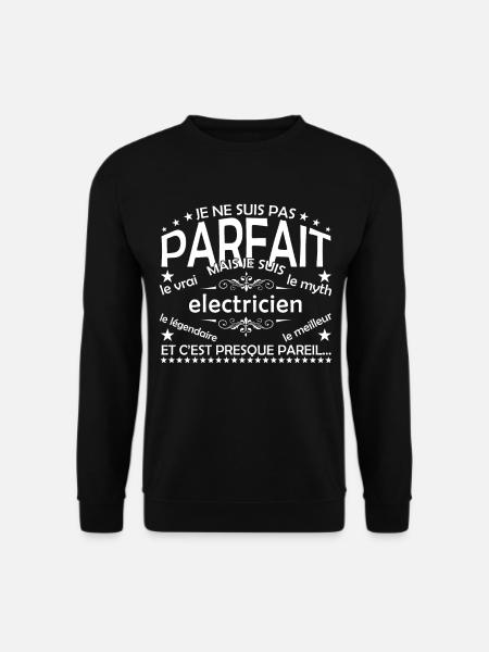 Elektriker, der einzige Elektriker, der wahre Elektriker - Unisex Pullover - Schwarz