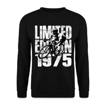 Édition limitée 1975 édition limitée anniversaire - Sweat-shirt Unisexe - noir - Devant - Alina (178cm) & Michal (187cm)