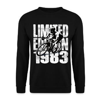 Édition limitée 1983 édition limitée anniversaire - Sweat-shirt Unisexe - noir - Devant - Alina (178cm) & Michal (187cm)