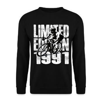 Édition limitée 1991 Édition limitée anniversaire - Sweat-shirt Unisexe - noir - Devant - Alina (178cm) & Michal (187cm)