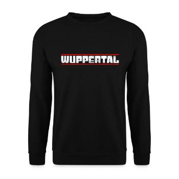 Wuppertal - Unisex Pullover - Schwarz - Vorne - Alina (178cm) & Michal (187cm)