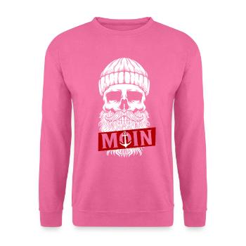 Hamburg Tshirt Herren Damen Moin Hamburch Hafen - Unisex Pullover - Pink - Vorne