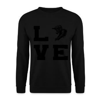 MTB Radfahren Damen Mountainbike Radfahrer - Unisex Pullover - Schwarz - Vorne - Alina (178cm) & Michal (187cm)