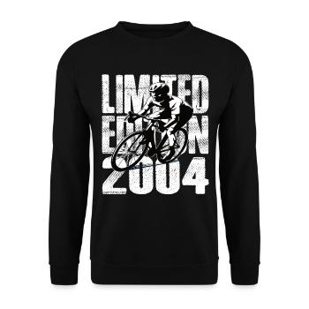 Limited Edition 2004 Limited Edition Birthday - Unisex Sweatshirt - black - Front - Alina (178cm) & Michal (187cm)