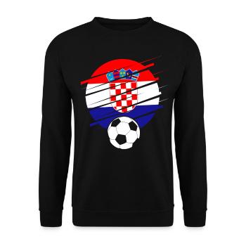 Dänemark Geschenk Europe Nation Denmark Copenhagen - Unisex Pullover - Schwarz - Vorne - Alina (178cm) & Michal (187cm)