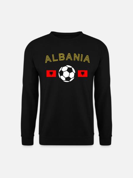 Albanien Geschenk Albania Shqiperi Fußball - Unisex Pullover - Schwarz