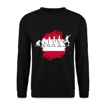 Autriche Autriche Vienne Styrie Tyrol - Sweat-shirt Unisexe - noir - Devant - Alina (178cm) & Michal (187cm)