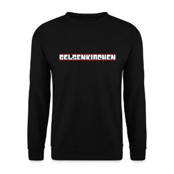 Gelsenkirchen - Unisex Sweatshirt - black - Front - Alina (178cm) & Michal (187cm)