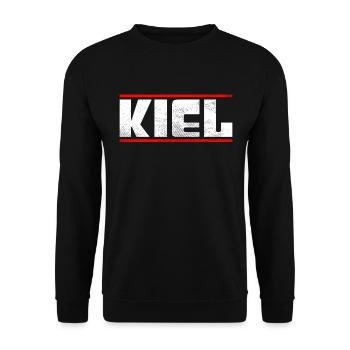 Kiel - Unisex Pullover - Schwarz - Vorne - Alina (178cm) & Michal (187cm)