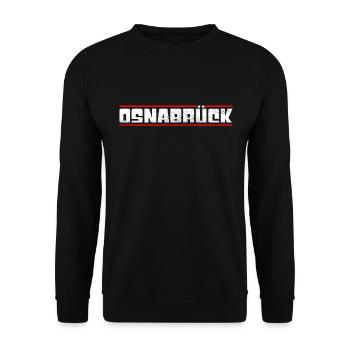 Osnabrück - Unisex Pullover - Schwarz - Vorne - Alina (178cm) & Michal (187cm)