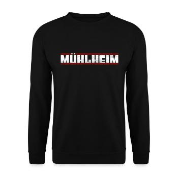 Mühlheim - Unisex Sweatshirt - black - Front - Alina (178cm) & Michal (187cm)