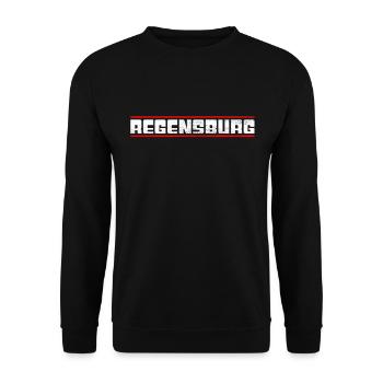 Regensburg - Unisex Sweatshirt - black - Front - Alina (178cm) & Michal (187cm)