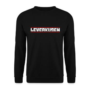 Leverkusen - Unisex Sweatshirt - black - Front - Alina (178cm) & Michal (187cm)