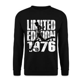 Édition limitée 1976 Édition limitée Football - Sweat-shirt Unisexe - noir - Devant - Alina (178cm) & Michal (187cm)