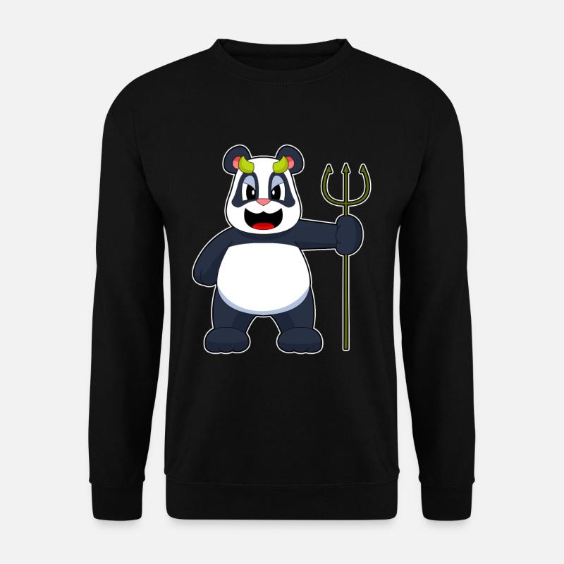 Panda Halloween Diable - Sweat-shirt Unisexe - noir
