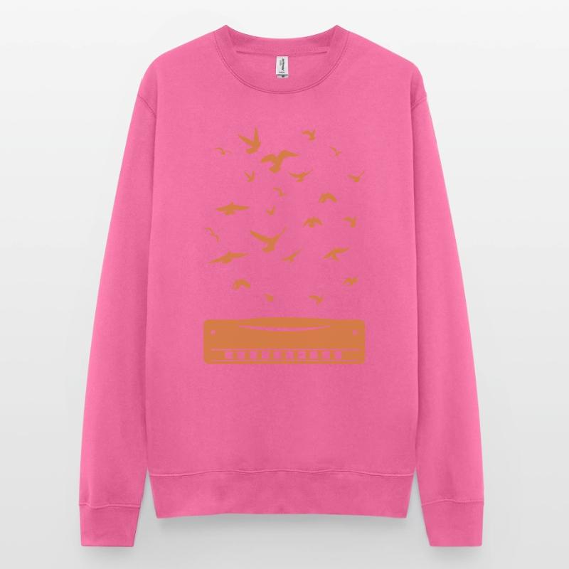 Harmonica Musicien Harmonica Harmonica Inst Sweat-shirt Unisexe