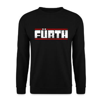 Fürth - Unisex Pullover - Schwarz - Vorne - Alina (178cm) & Michal (187cm)