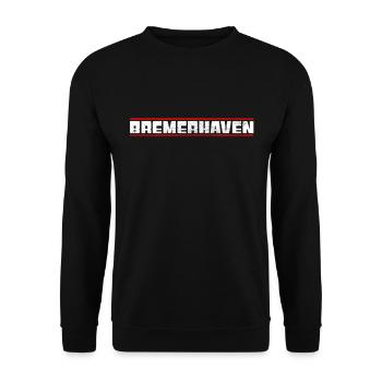 Bremerhaven - Sweat-shirt Unisexe - noir - Devant - Alina (178cm) & Michal (187cm)