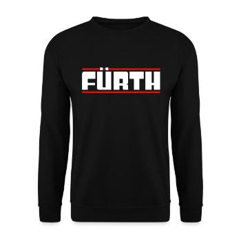 Fürth - Unisex Pullover - Schwarz - Vorne - Alina (178cm) & Michal (187cm)