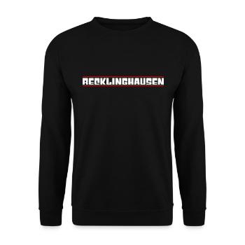 Recklinghausen - Unisex Pullover - Schwarz - Vorne - Alina (178cm) & Michal (187cm)