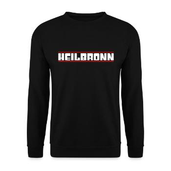 Heilbronn - Unisex Pullover - Schwarz - Vorne - Alina (178cm) & Michal (187cm)