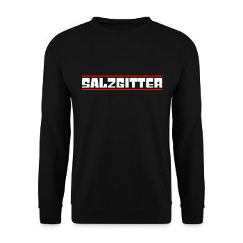 Salzgitter - Unisex Sweatshirt - black - Front - Alina (178cm) & Michal (187cm)