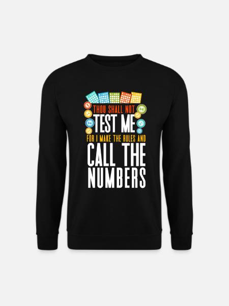 Bingo Player Bingo Caller Thou - Unisex Sweatshirt - black