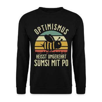 Beekeeper Tshirt Honey Bee Beekeeping Beekeeper - Unisex Sweatshirt - black - Front - Alina (178cm) & Michal (187cm)