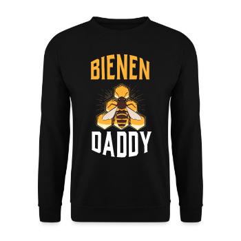 Beekeeper Tshirt Honey Bee Beekeeping Beekeeper - Unisex Sweatshirt - black - Front - Alina (178cm) & Michal (187cm)
