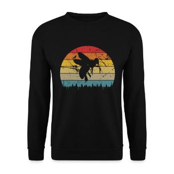 Beekeeper Tshirt Honey Bee Beekeeping Beekeeper - Unisex Sweatshirt - black - Front - Alina (178cm) & Michal (187cm)