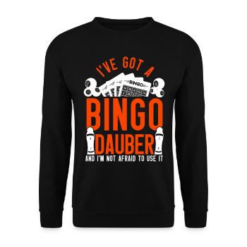 Bingo Player I've Got A Bingo - Unisex Pullover - Schwarz - Vorne - Alina (178cm) & Michal (187cm)