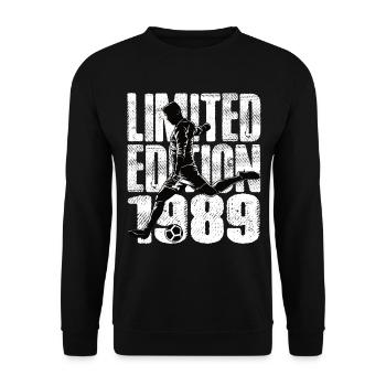 Édition limitée 1989 Édition limitée Football - Sweat-shirt Unisexe - noir - Devant - Alina (178cm) & Michal (187cm)