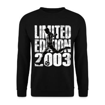 Édition limitée 2003 Édition limitée Football - Sweat-shirt Unisexe - noir - Devant - Alina (178cm) & Michal (187cm)