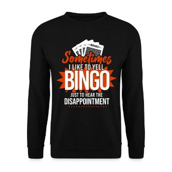 Bingo Player Sometimes I Like To - Unisex Pullover - Schwarz - Vorne - Alina (178cm) & Michal (187cm)