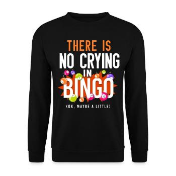 Bingo Player There Is No Crying In - Unisex Pullover - Schwarz - Vorne - Alina (178cm) & Michal (187cm)