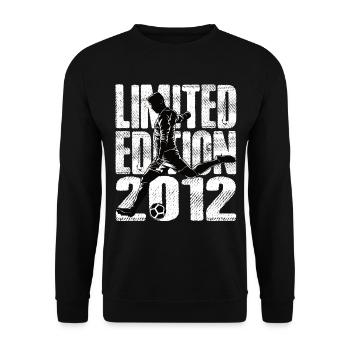Limited Edition 2012 Limited Edition Football - Unisex Sweatshirt - black - Front - Alina (178cm) & Michal (187cm)